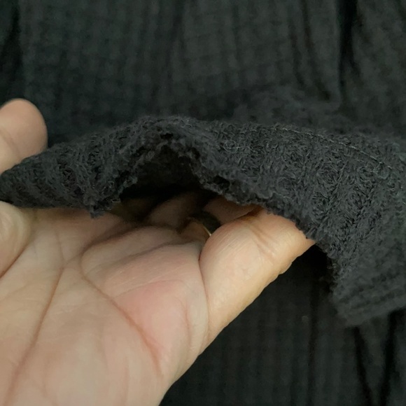 New Free People Black Cabin Fever Sweater - Picture 7 of 13